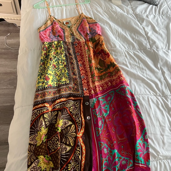 FARM Rio Multicolor Patchwork Maxi Dress - Picture 2 of 2